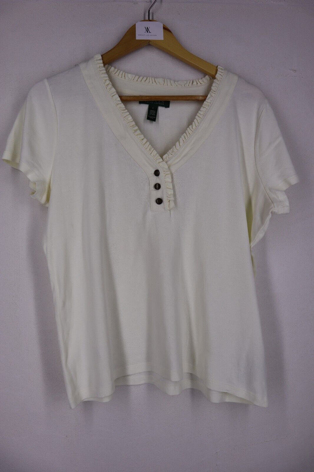 Polo Ralph Lauren - Donna T-Shirt Maglia TG L SIZE L