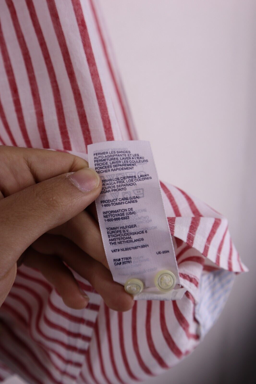 Tommy Hilfiger - CAMICIA DI LINO UOMO MAN LINEN SHIRT SIZE L TG L SIZE L