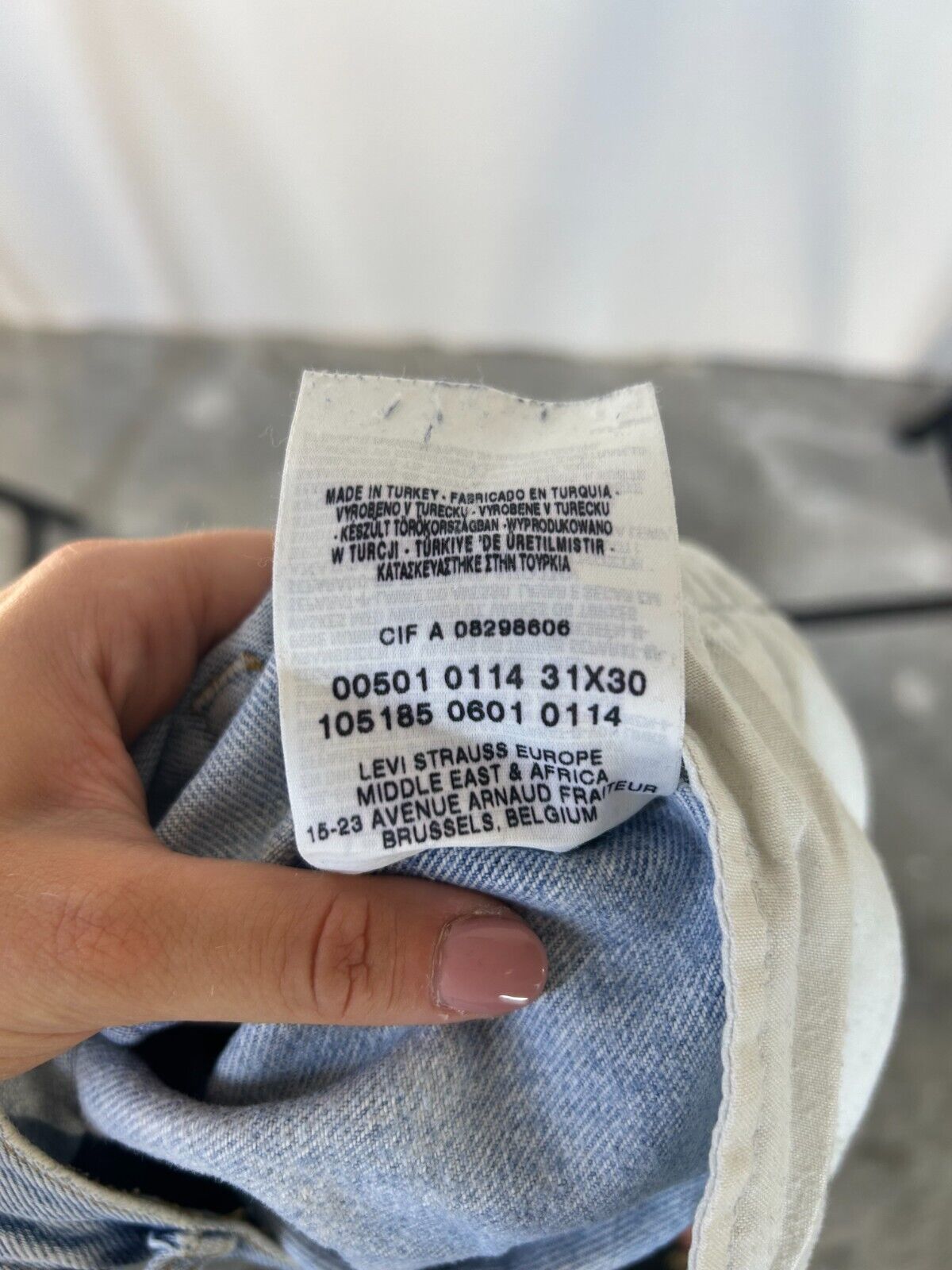 Levi's - 501 Bermuda Uomo Man SIZE W31 TG 44 IT