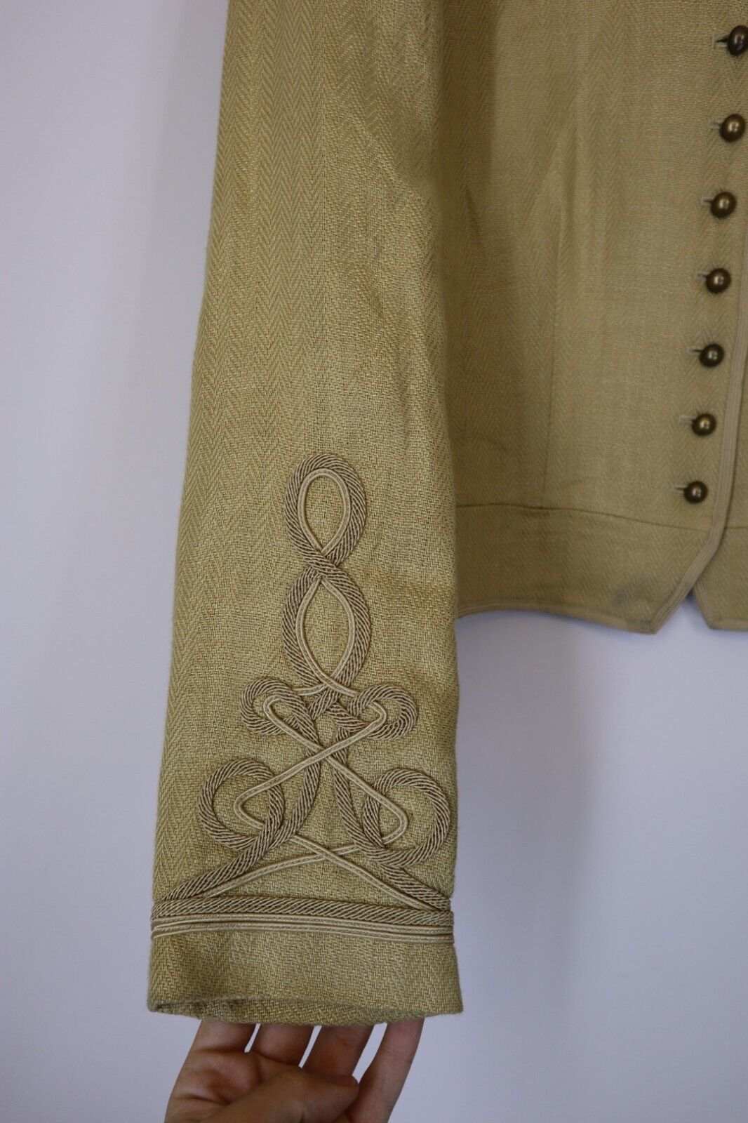 Camicia Ralph Lauren Petite Taglia 14p Donna Logo Lino (TG.46 IT)