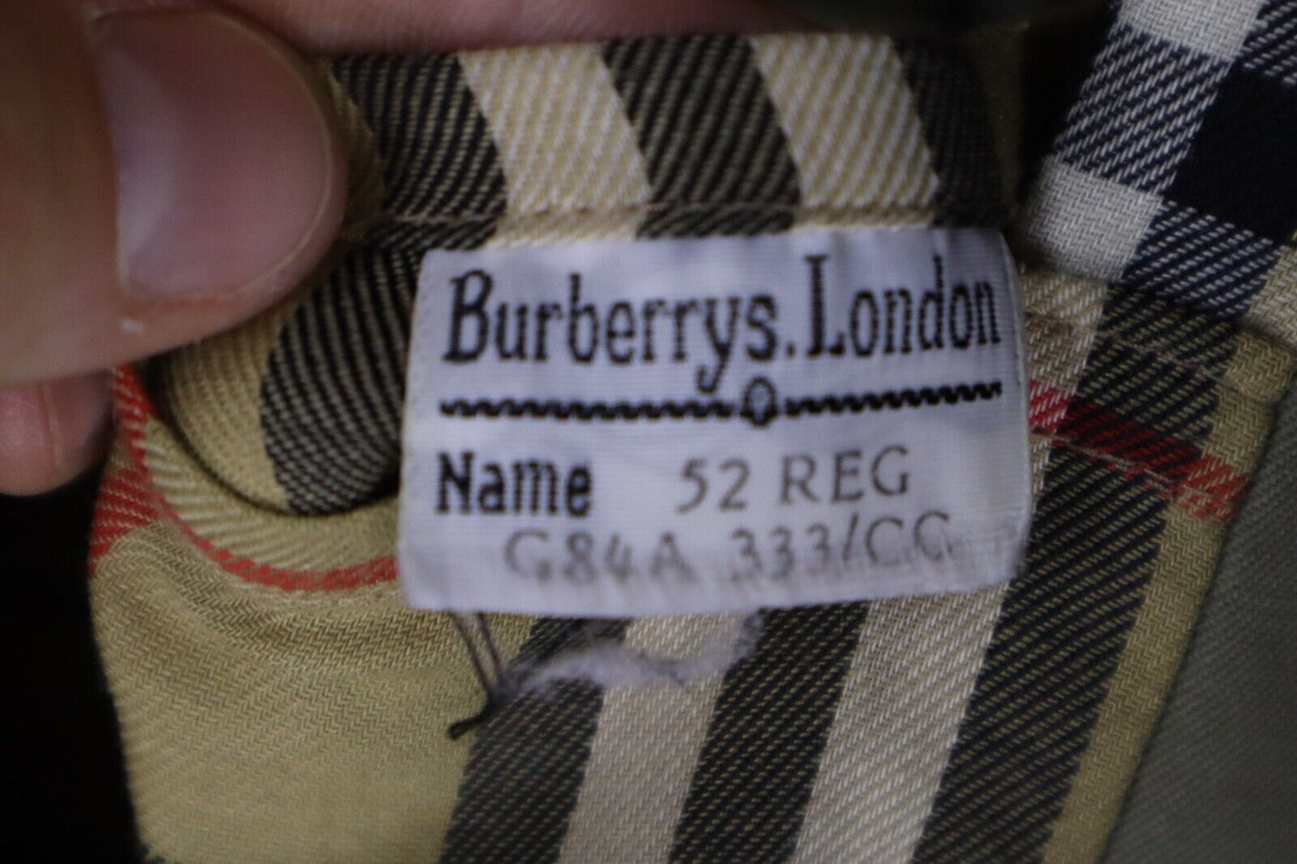 Trench Burberry Uomo Vintage in Ottime Condizioni TG 52 REG