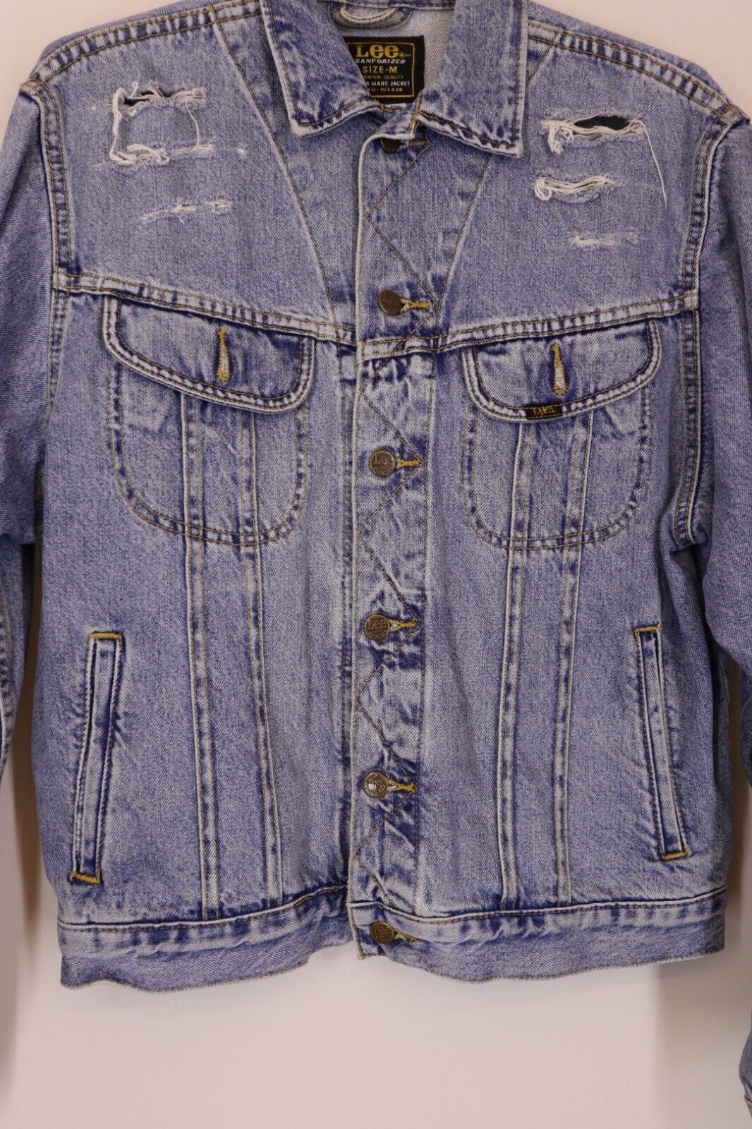 LEE - UOMO GIACCA MAN JACKET JEANS RIDER JACKET TG M