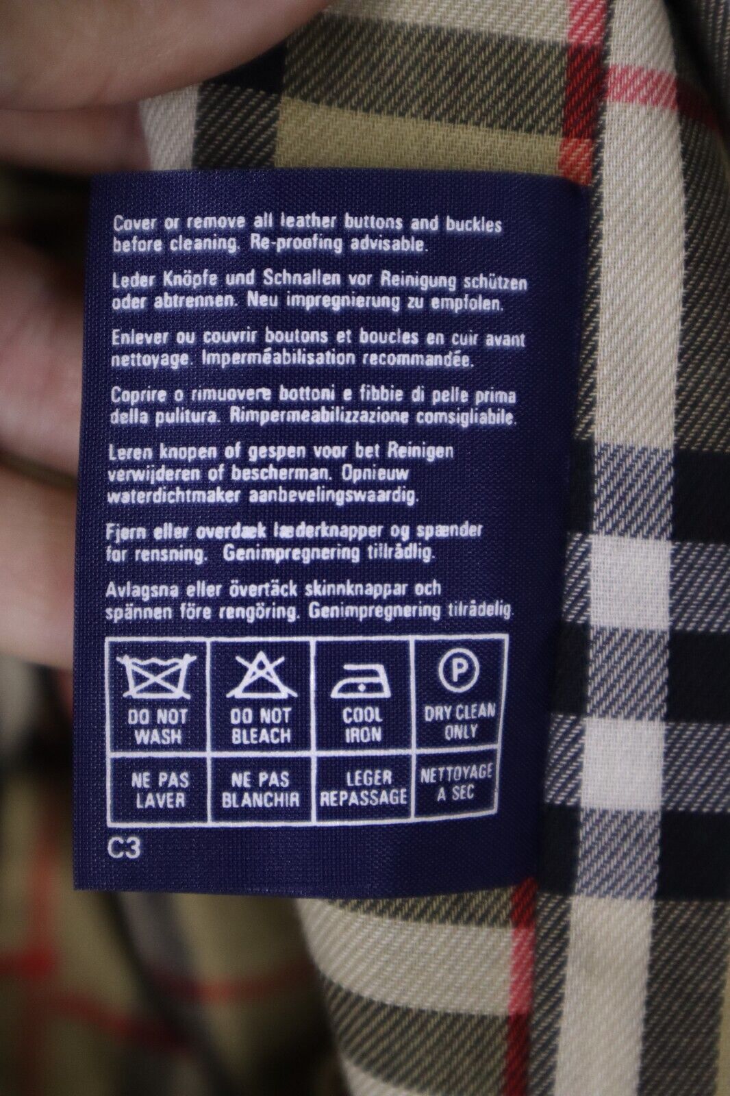 Trench Burberry Uomo Vintage in Ottime Condizioni TG 52 REG