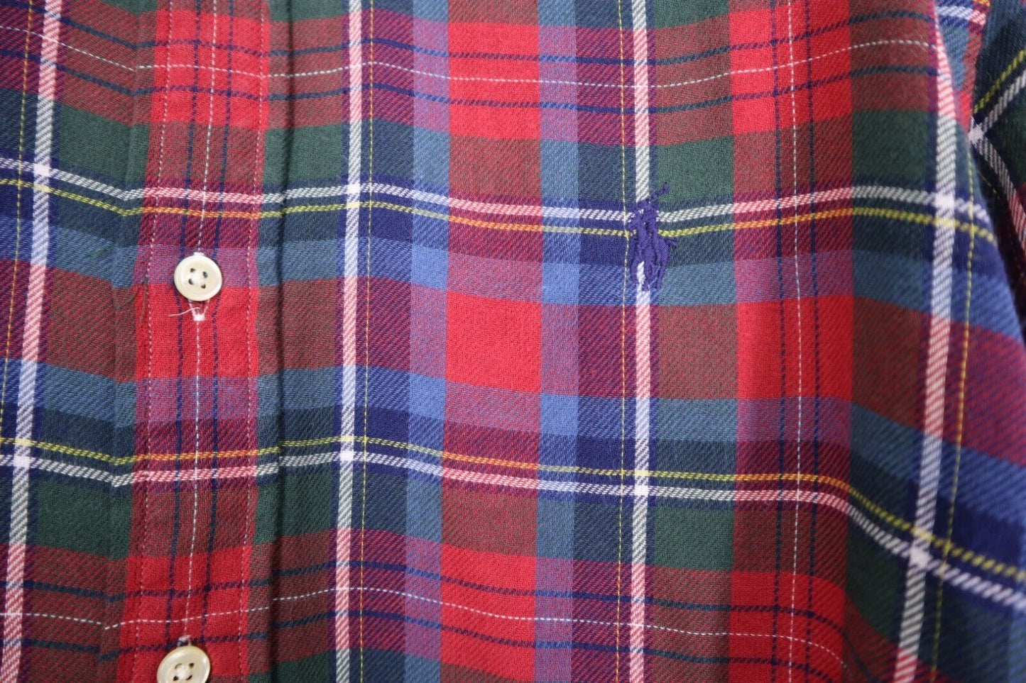 RALPH LAUREN - CAMICIA UOMO MAN SHIRT TG.M SIZE M CLASSIC FIT SCOZZESE