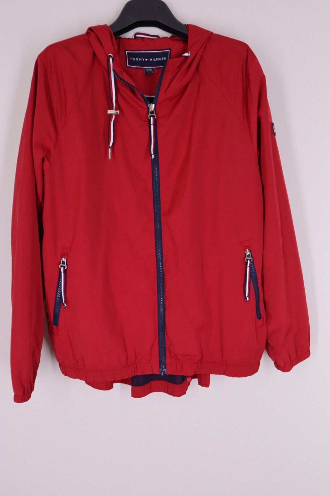 TOMMY HILFIGER - Giubbotto Giubbino Jacket Giacca TG.L Uomo Man Red Rosso