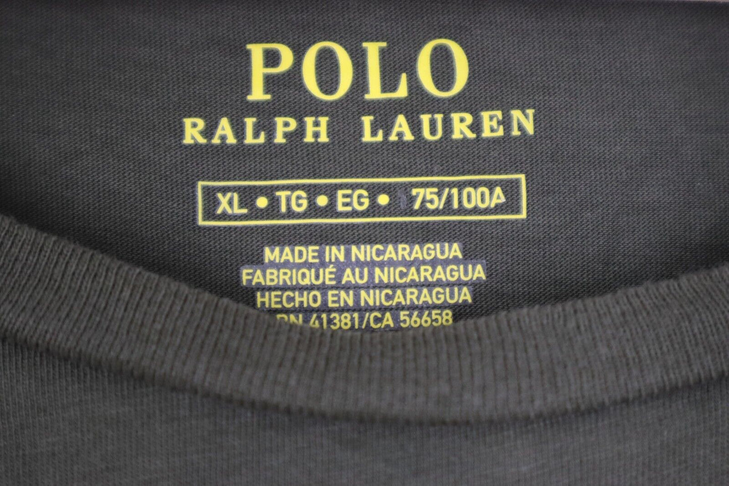 Ralph Lauren - T-Shirt Donna Cotone Woman Logo TG XL SIZE XL Manica corta