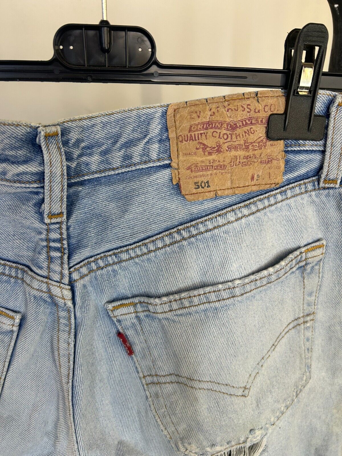 Levi's - 501 Bermuda Uomo Man SIZE W31 TG 44 IT