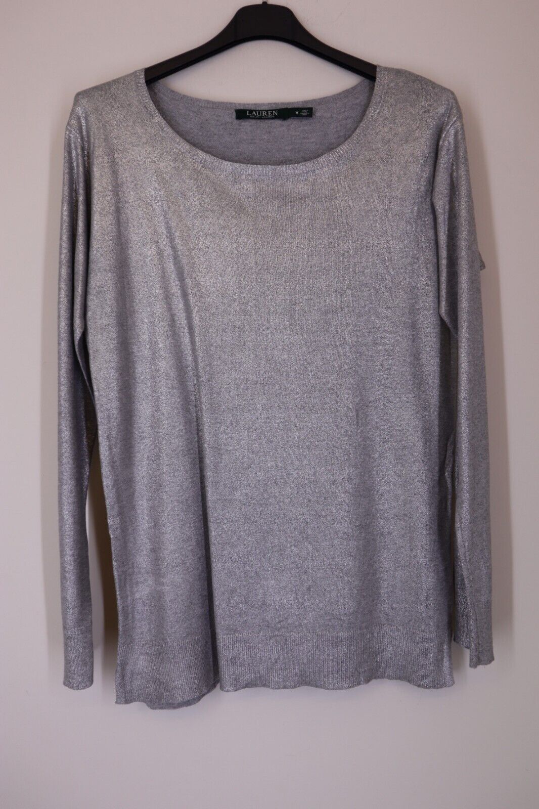 Ralph Lauren Donna - Maglia a Maniche Lunghe Cotone EXCLUSIVE Woman Logo TG M
