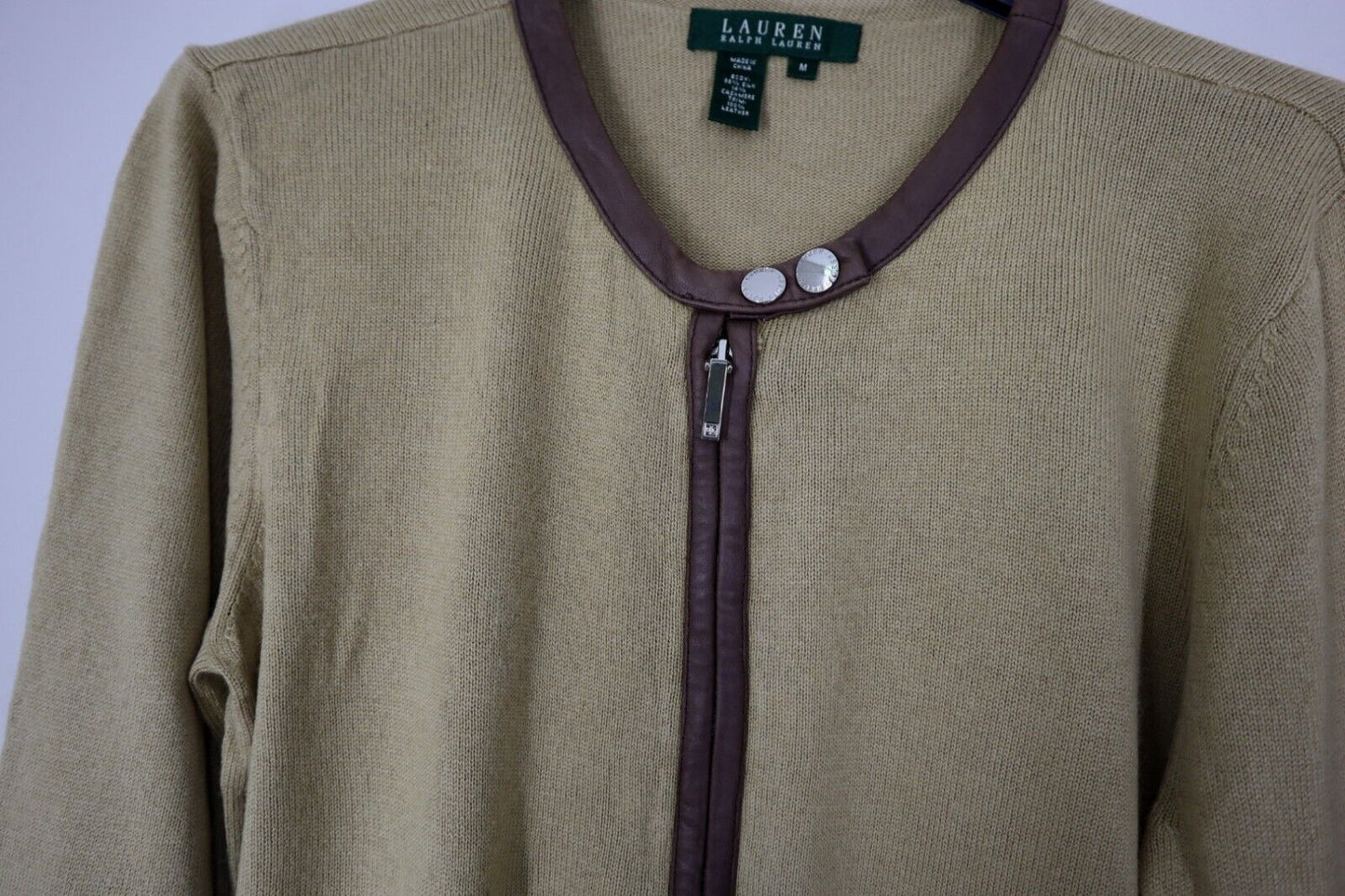 Maglione Ralph Lauren Donna Maglioncino In Seta E Cashmere Woman TG M SIZE M
