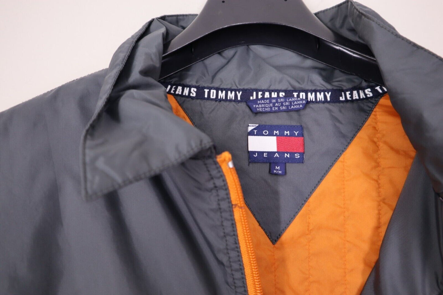 TOMMY HILFIGER - Giubbotto Giubbino Jacket Giacca TG.M Uomo Man Black Nero