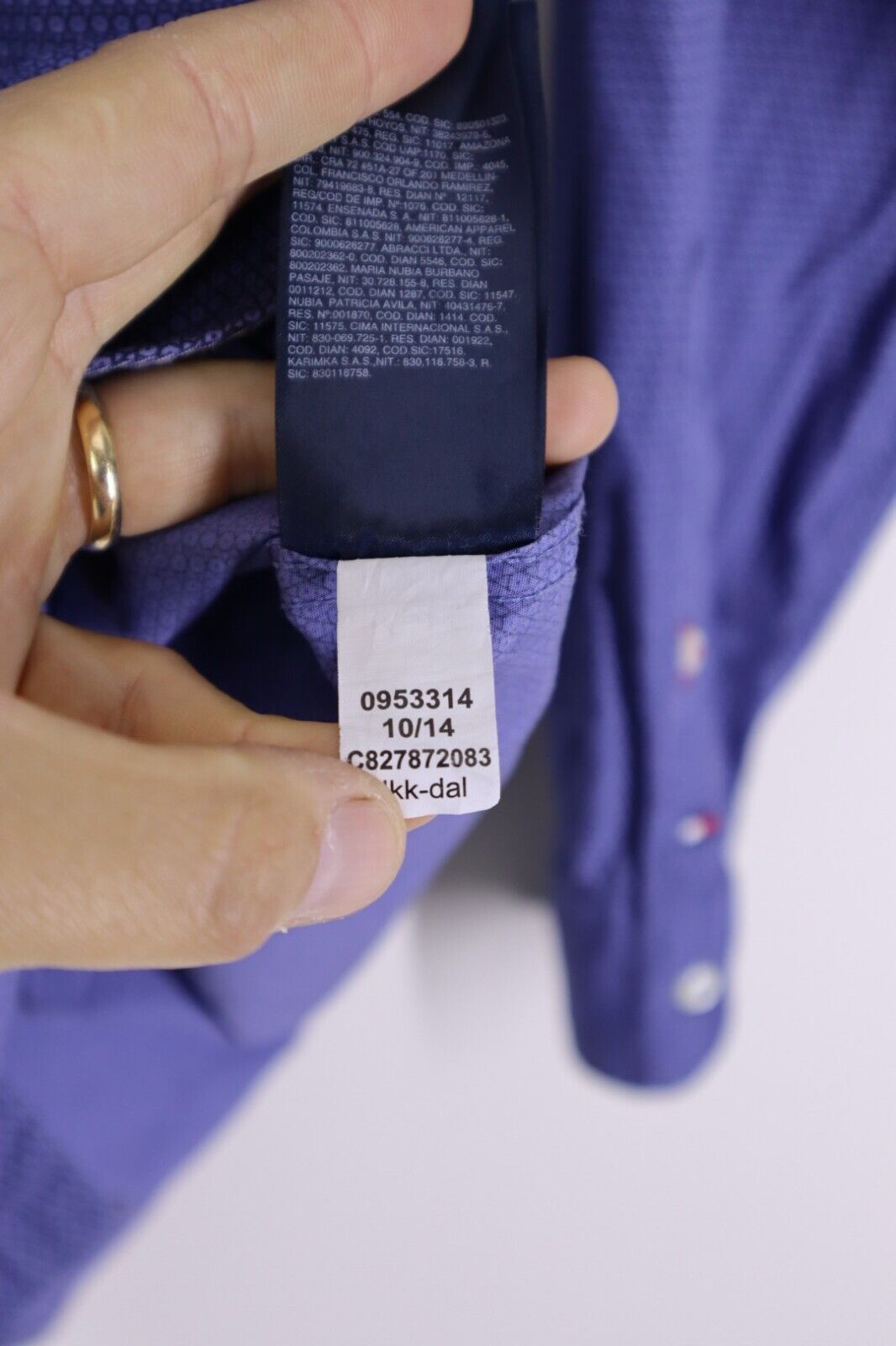 Tommy Hilfiger - CAMICIA UOMO MAN SHIRT SLIM FIT TG L