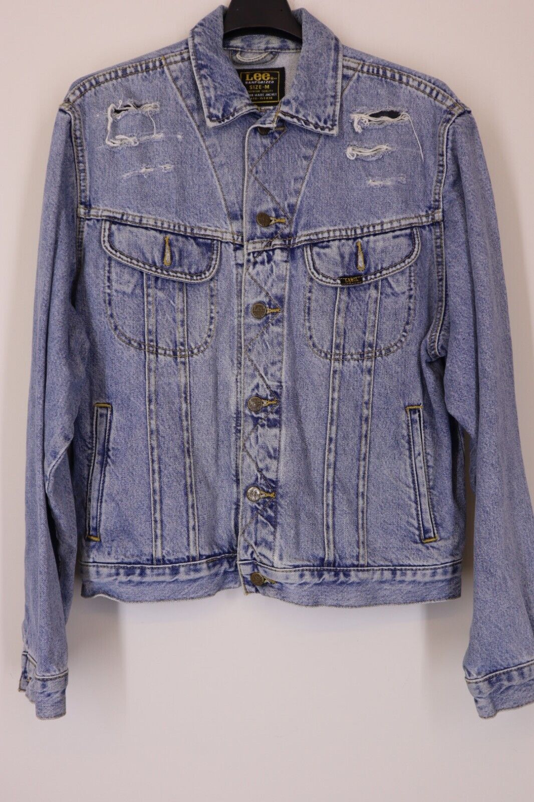 LEE - UOMO GIACCA MAN JACKET JEANS RIDER JACKET TG M