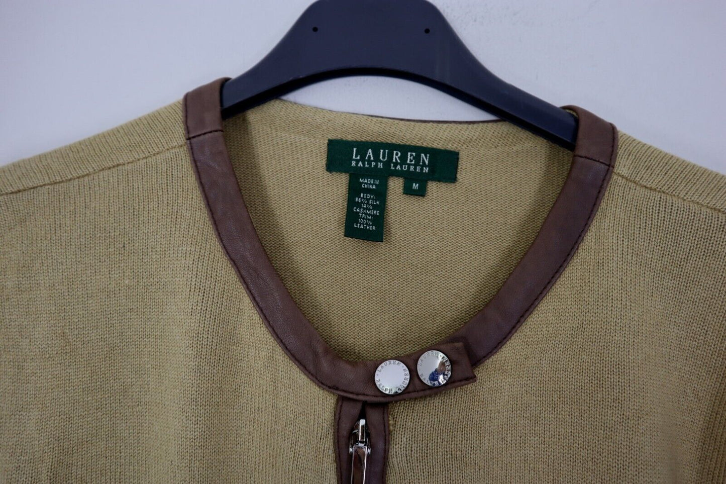 Maglione Ralph Lauren Donna Maglioncino In Seta E Cashmere Woman TG M SIZE M