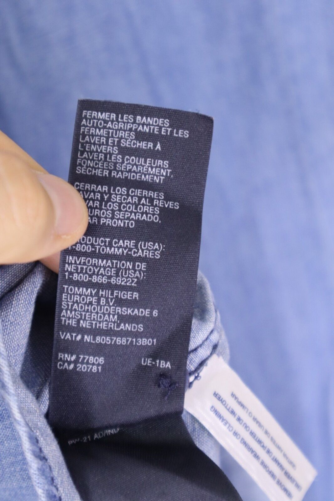 TOMMY HILFIGER - JEANS CAMICIA DONNA WOMAN SHIRT TG.XS