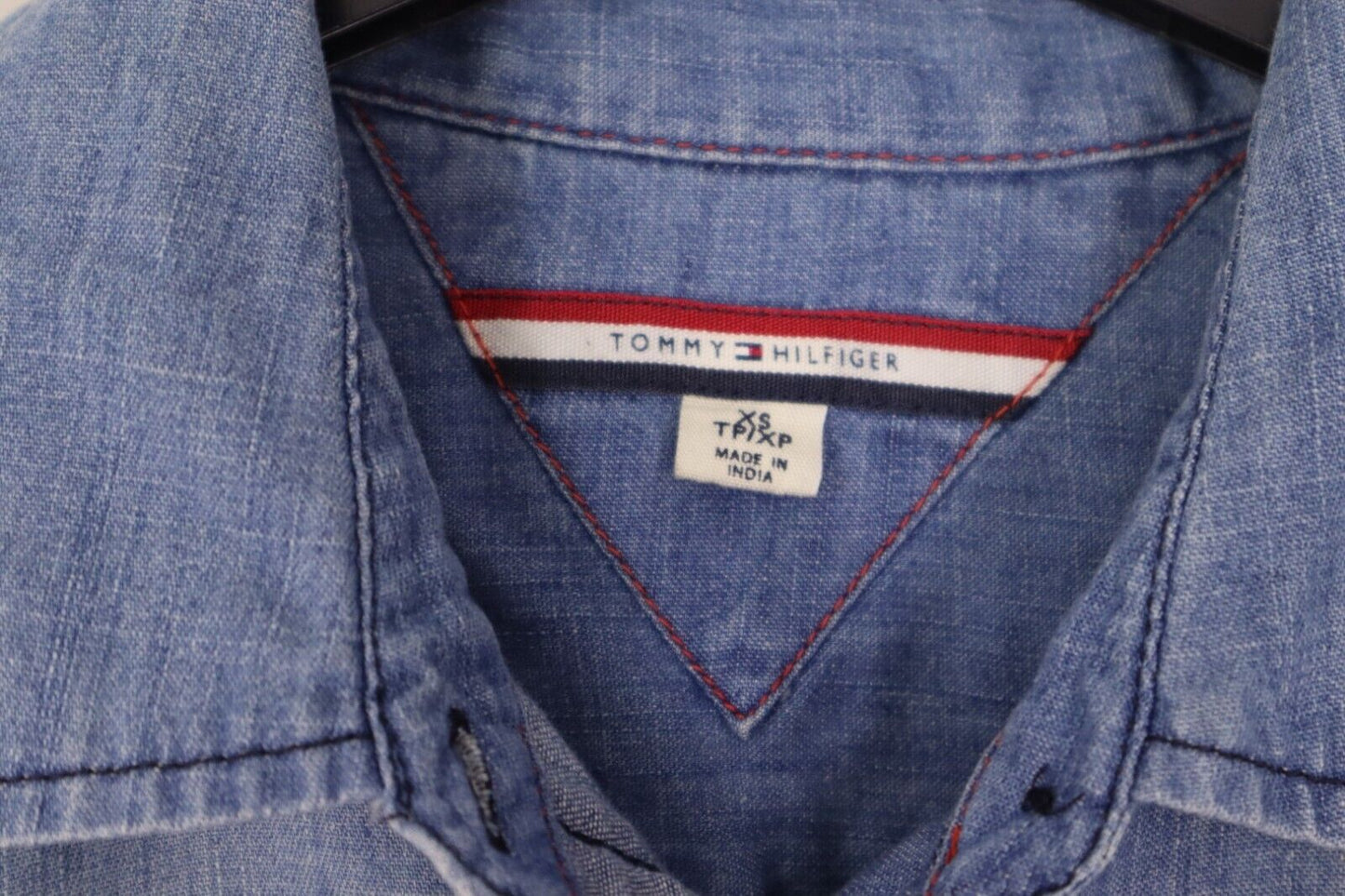 TOMMY HILFIGER - JEANS CAMICIA DONNA WOMAN SHIRT TG.XS