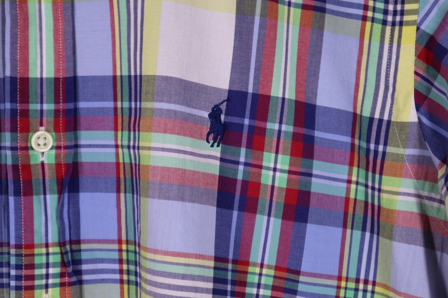 RALPH LAUREN - CAMICIA MANICA CORTA UOMO MAN SHIRT TG M SIZE M