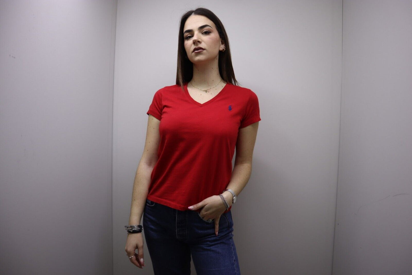 Polo Ralph Lauren - Donna T-Shirt Maglia TG M SIZE M