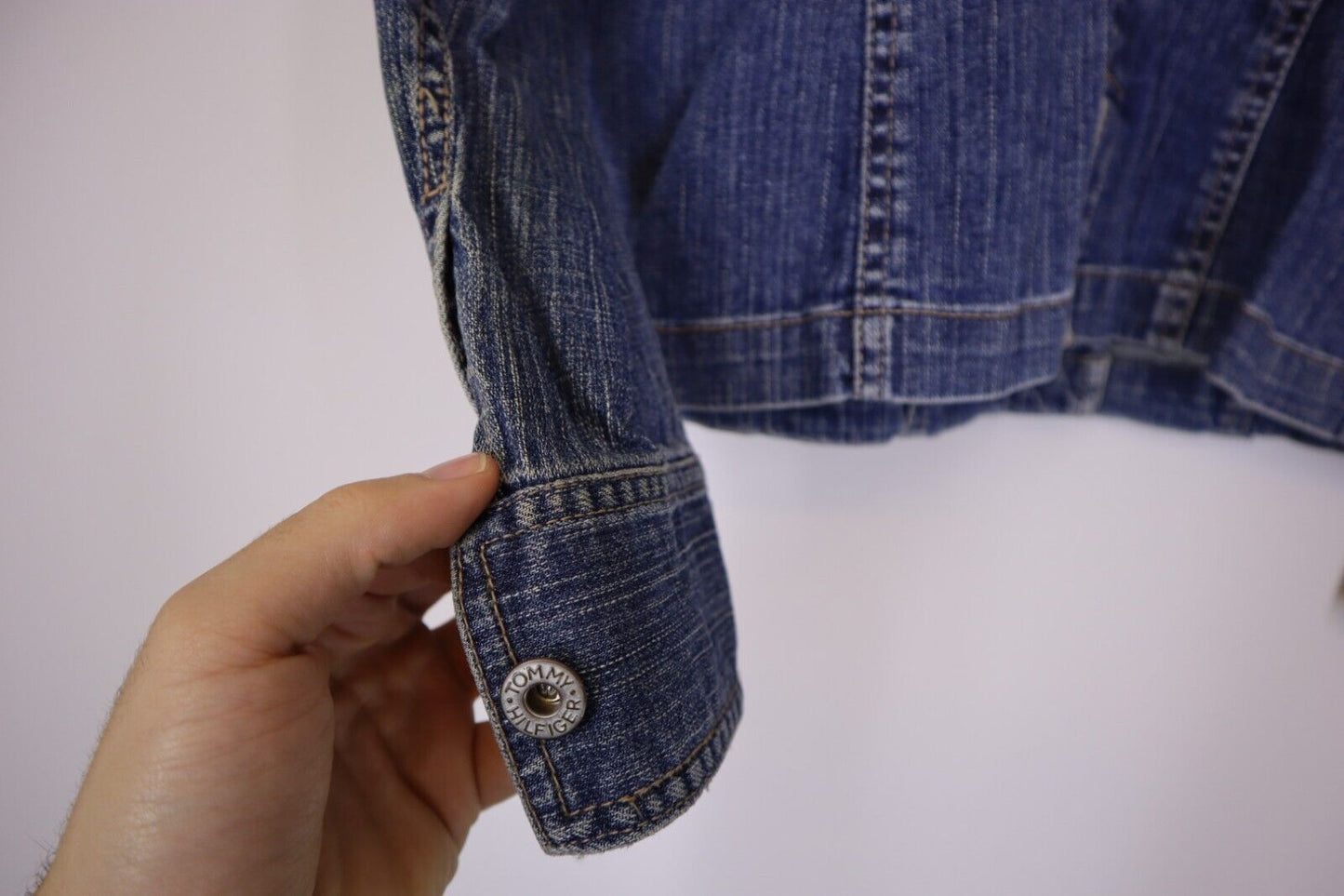 TOMMY HILFIGER - JEANS CAMICIA DONNA WOMAN SHIRT TG.L