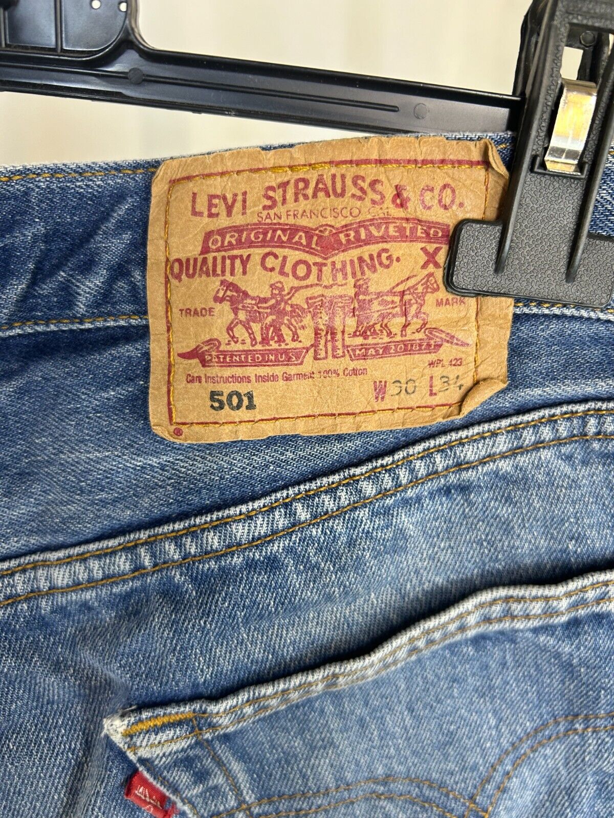 Levi's - 501 Bermuda Uomo Man SIZE W30 TG 44 IT