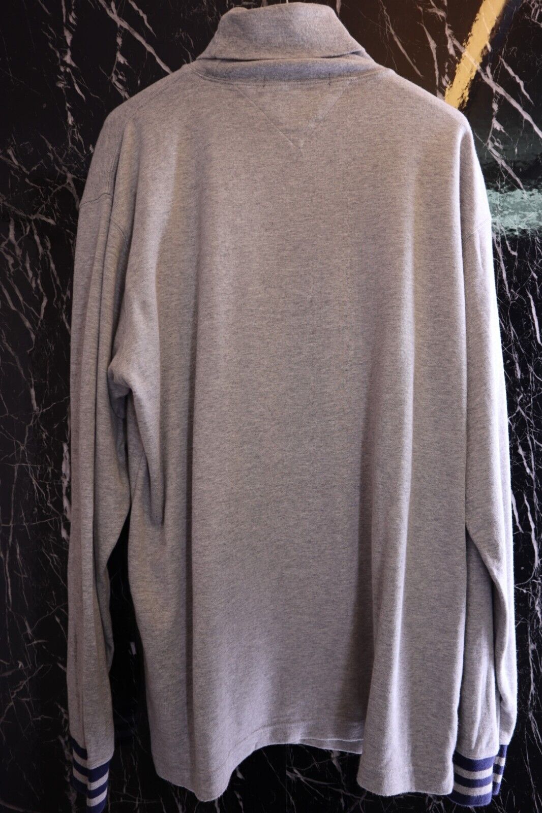 Maglione Dolcevita Tommy Hilfiger Uomo Taglia M Maglioncino Pullover Cotone Logo