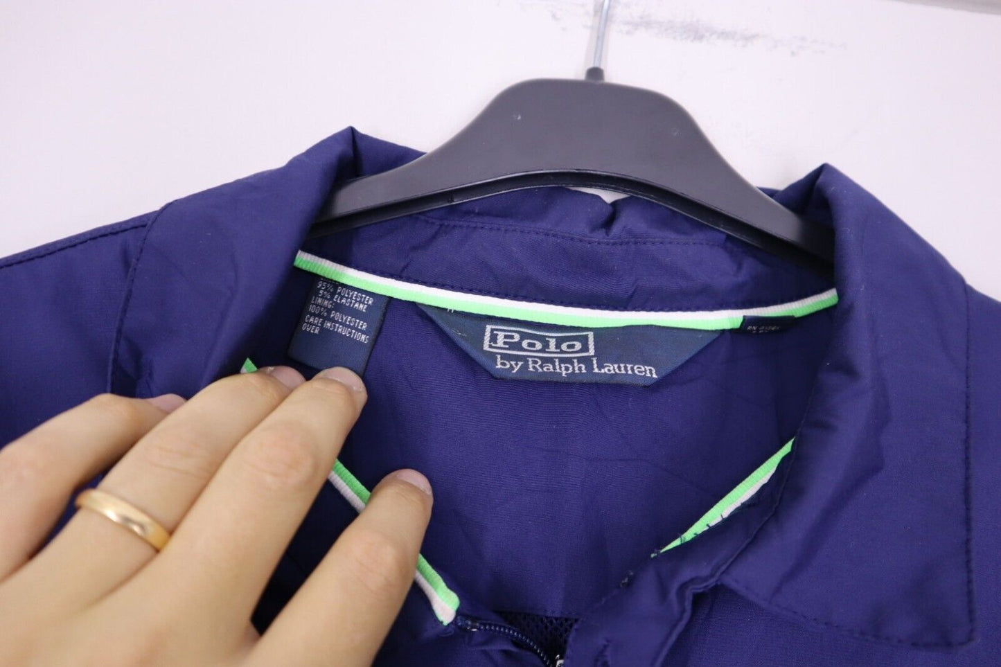 RALPHLAUREN - Giubbotto Giubbino Jacket Giacca TG.XL Uomo Man Blue Blu