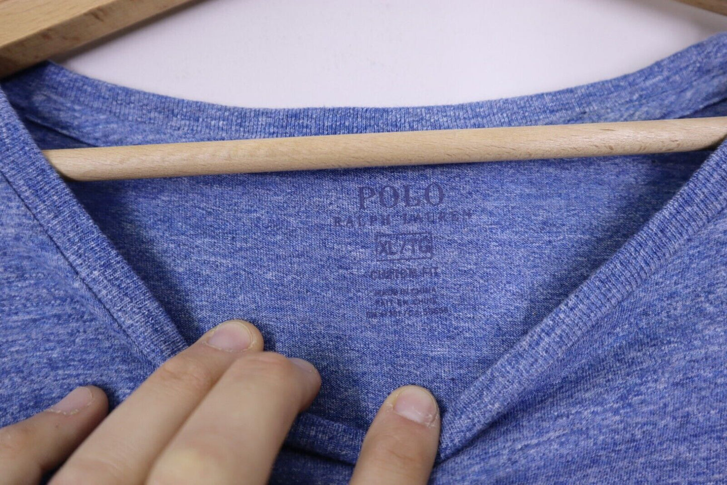 Ralph Lauren Uomo - Polo A Maniche Lunghe TG.XL EXCLUSIVE COLLECTION CUSTOM FIT