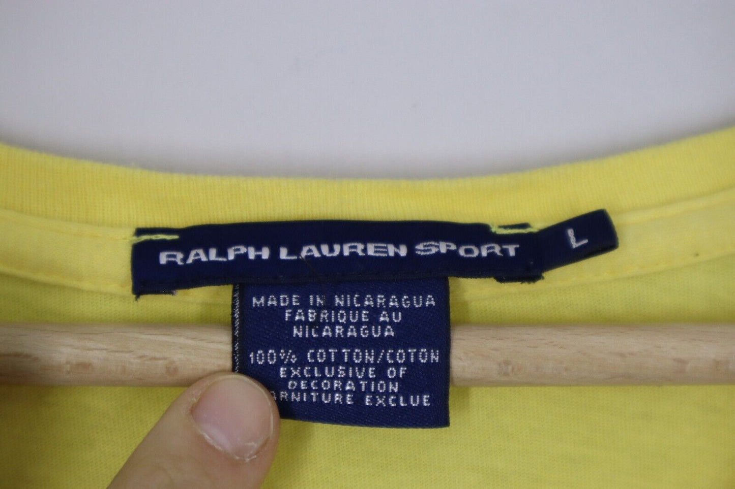 Ralph Lauren - T-Shirt Donna Cotone Woman Logo TG L SIZE L Manica corta