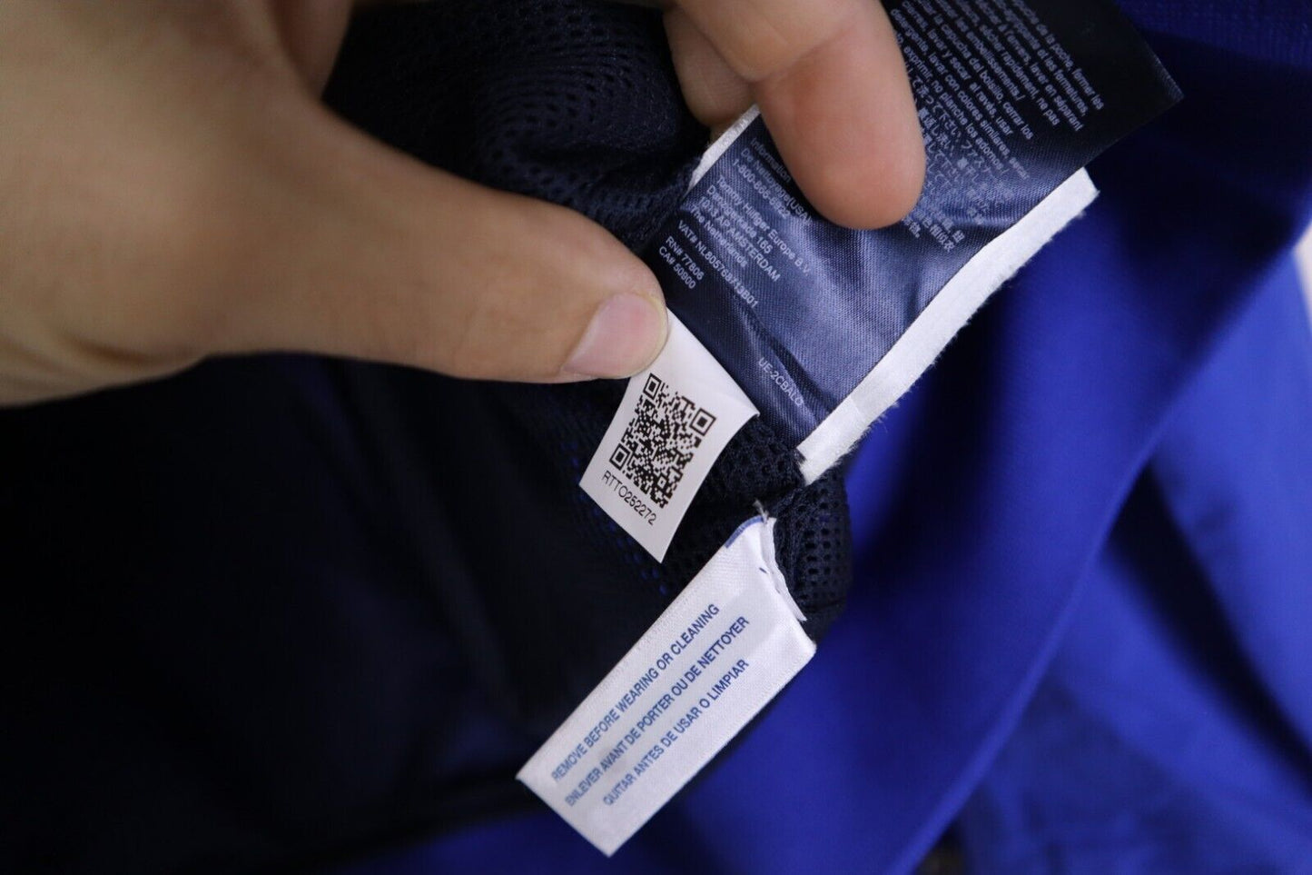 TOMMY HILFIGER - Giubbotto Giubbino Jacket Giacca TG.M Uomo Man Blue