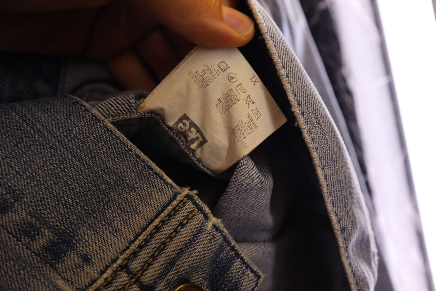 LEE - UOMO GIACCA MAN JACKET JEANS RIDER JACKET
