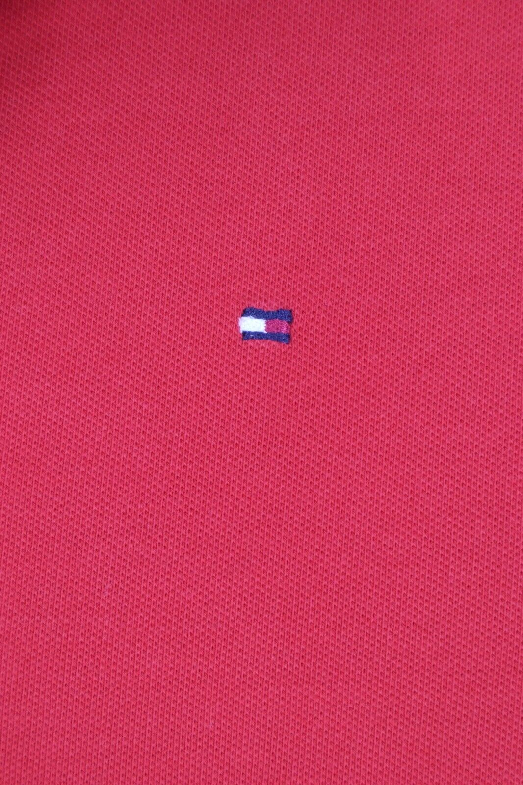TOMMY HILFIGER POLO T-Shirt Logo maglietta donna WOMAN TG L con manica corta