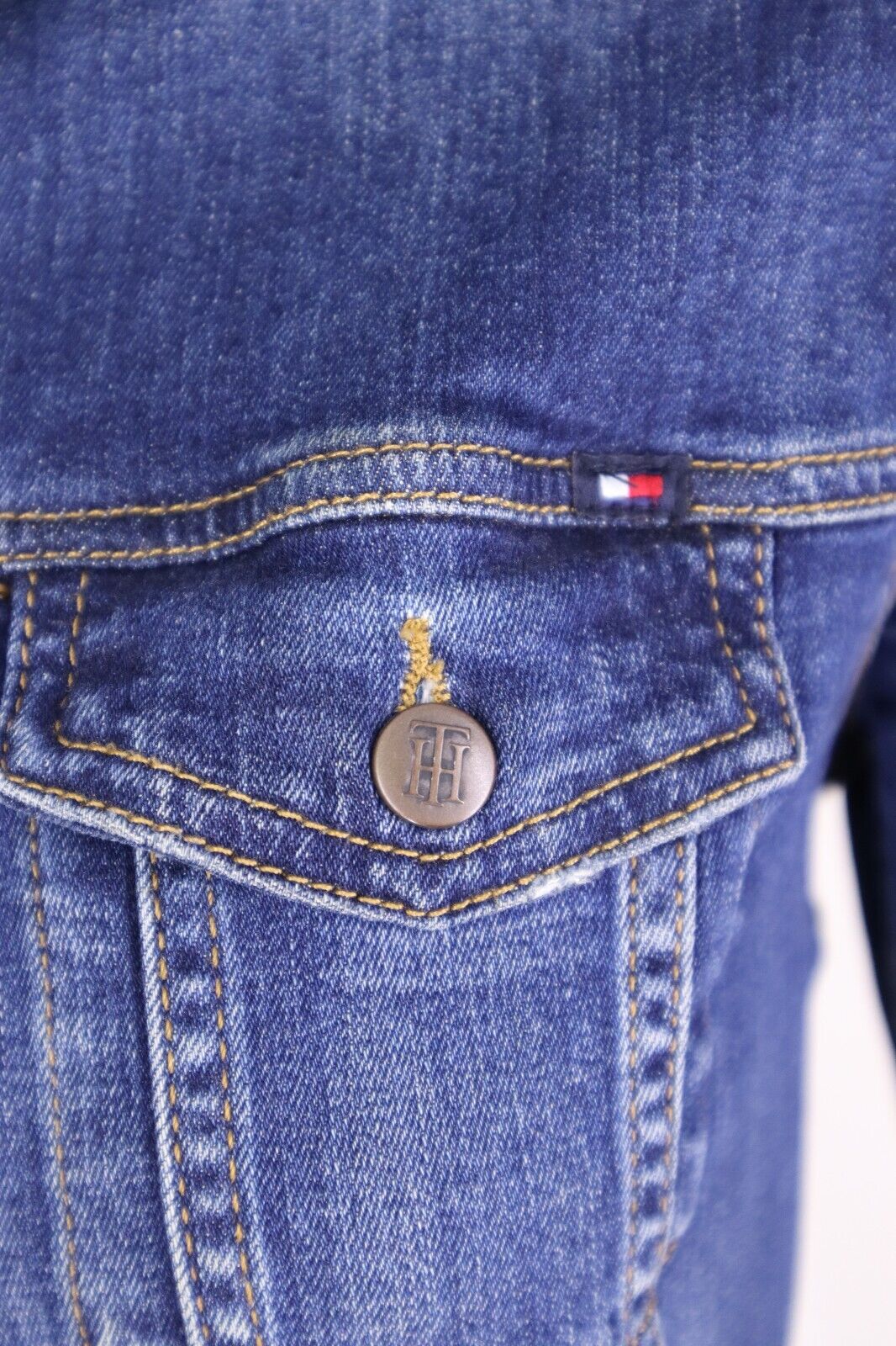 TOMMY HILFIGER DONNA - Giacca Jeans Denim TG L SIZE L