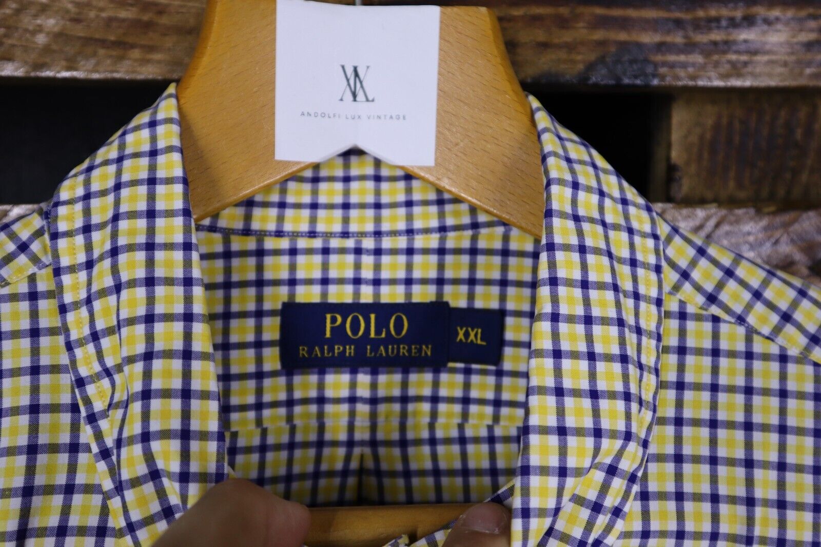 RALPH LAUREN CAMICIA UOMO MAN SHIRT TG XXL