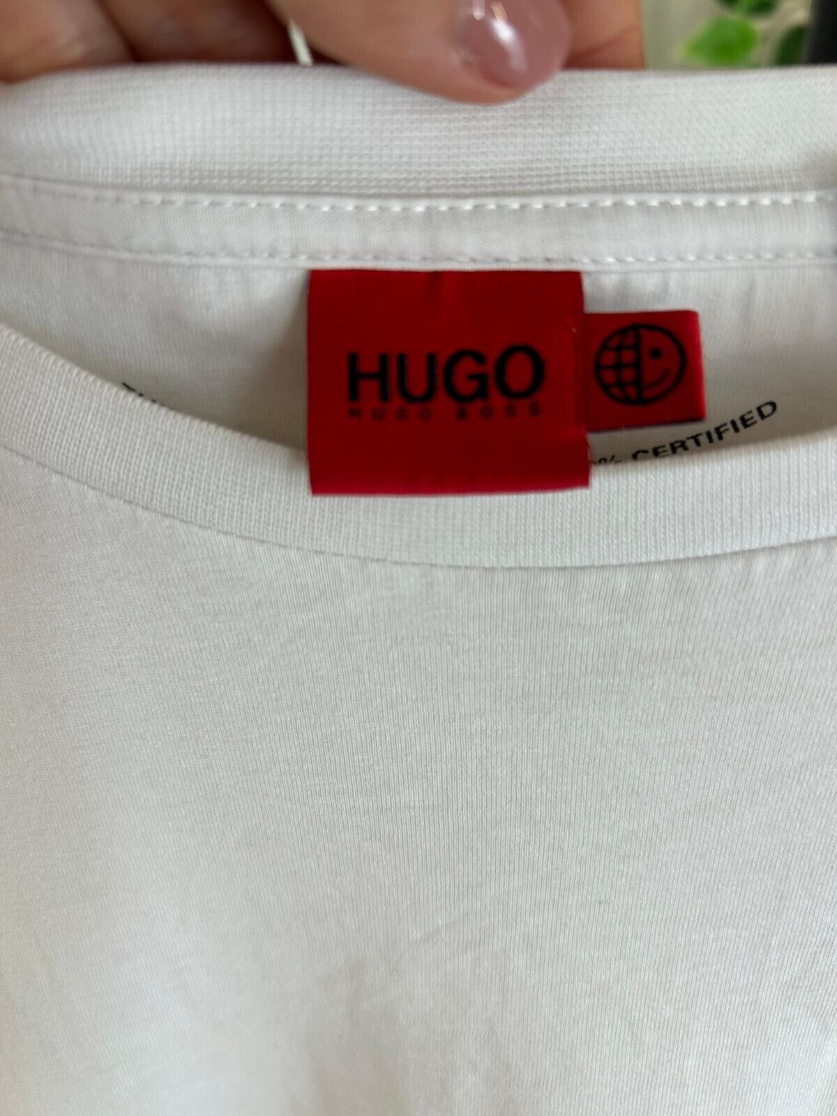 HUGO BOSS MAGLIA DONNA TG M WOMAN T-SHIRT COTONE