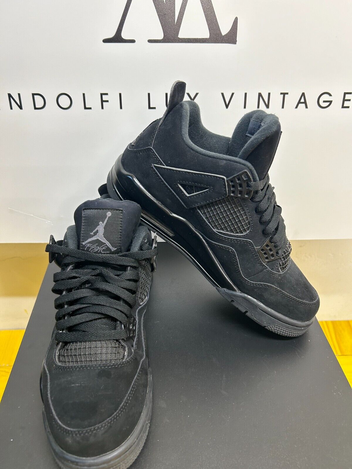 Air Jordan 4 Retro Black Cats Size EU 42,5