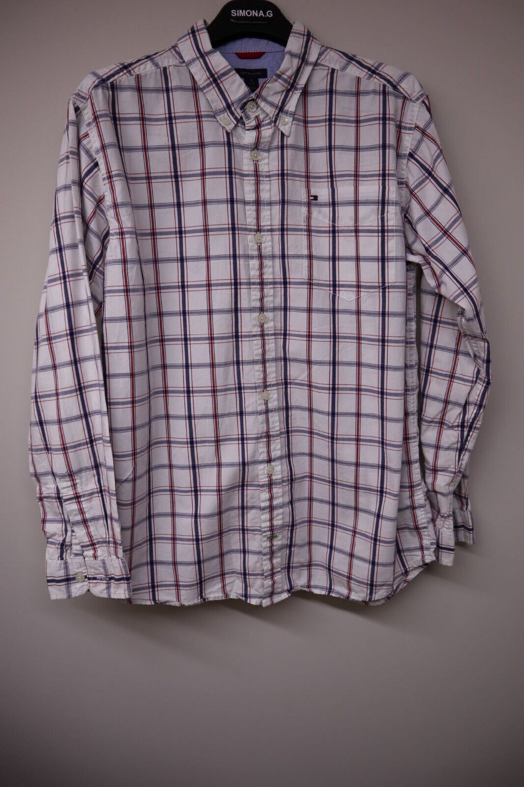 TOMMY HILFIGER CAMICIA UOMO MAN SHIRT TG.XL AGE 18-20