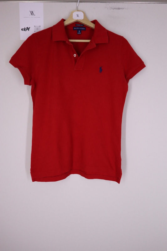 Ralph Lauren - T-Shirt POLO Donna Cotone Woman Logo TG M SIZE M