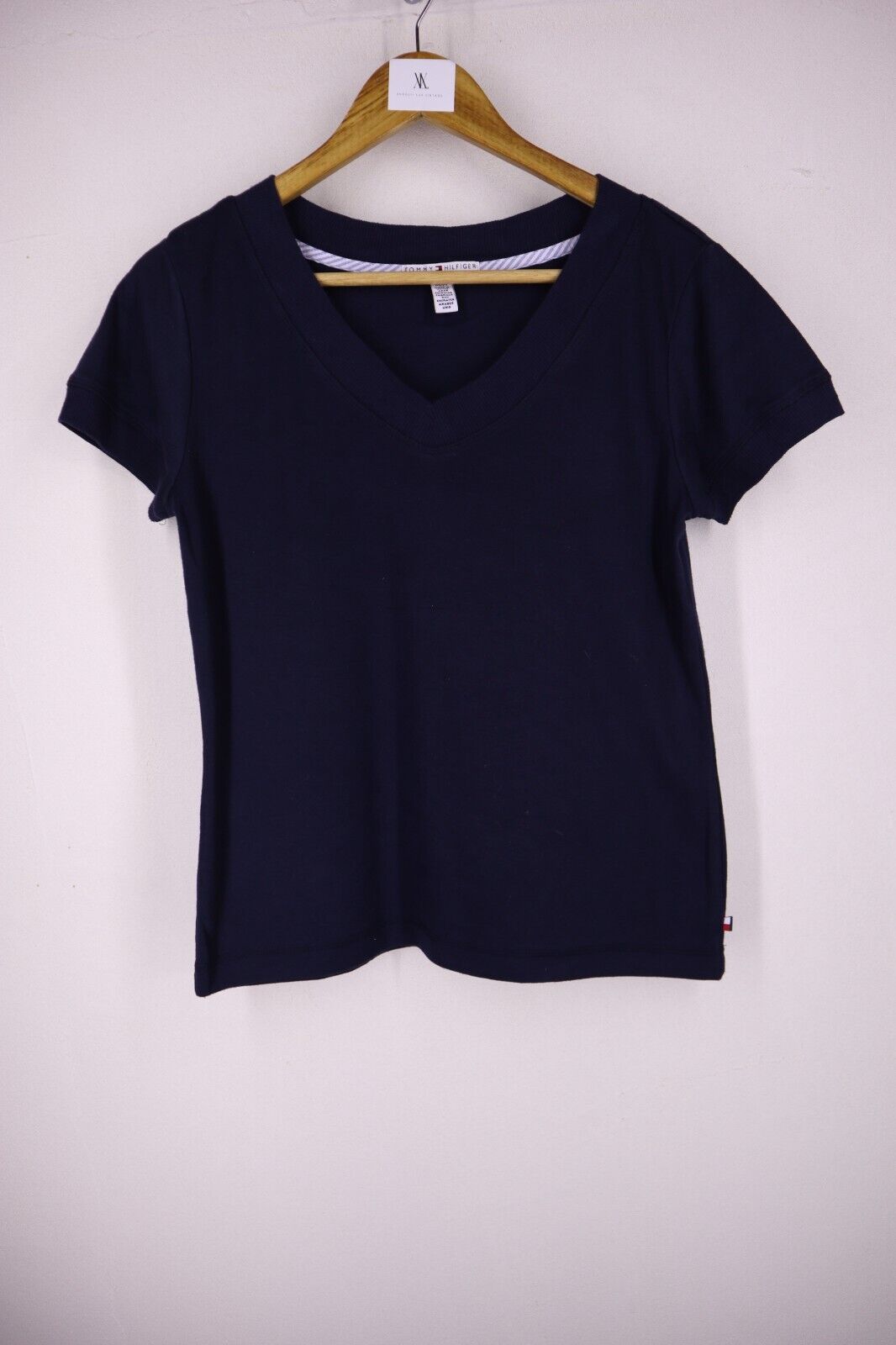 TOMMY HILFIGER T-Shirt Logo maglietta donna WOMAN TG M SIZE M con manica corta