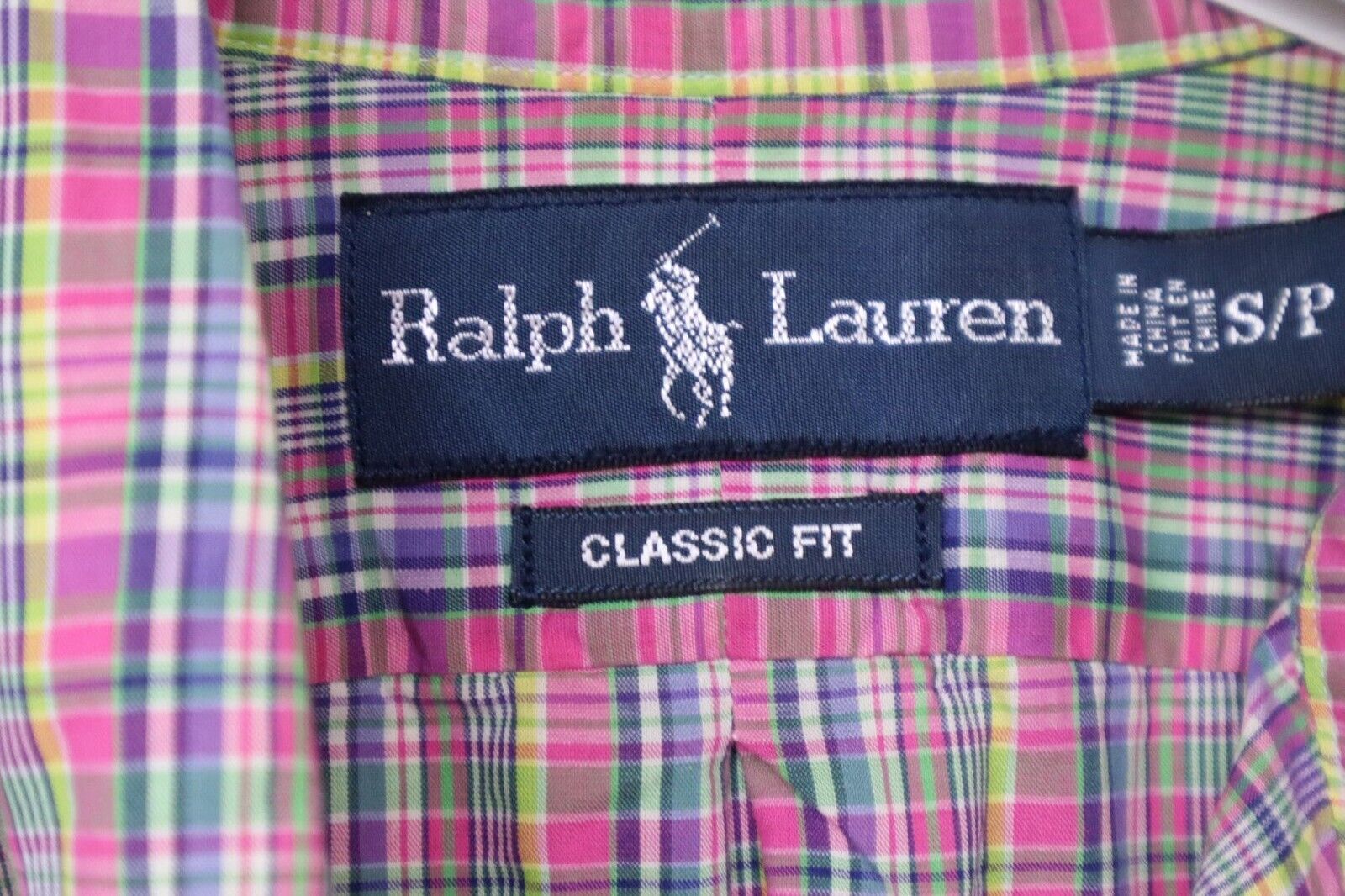 RALPH LAUREN CAMICIA UOMO MAN SHIRT TG.S