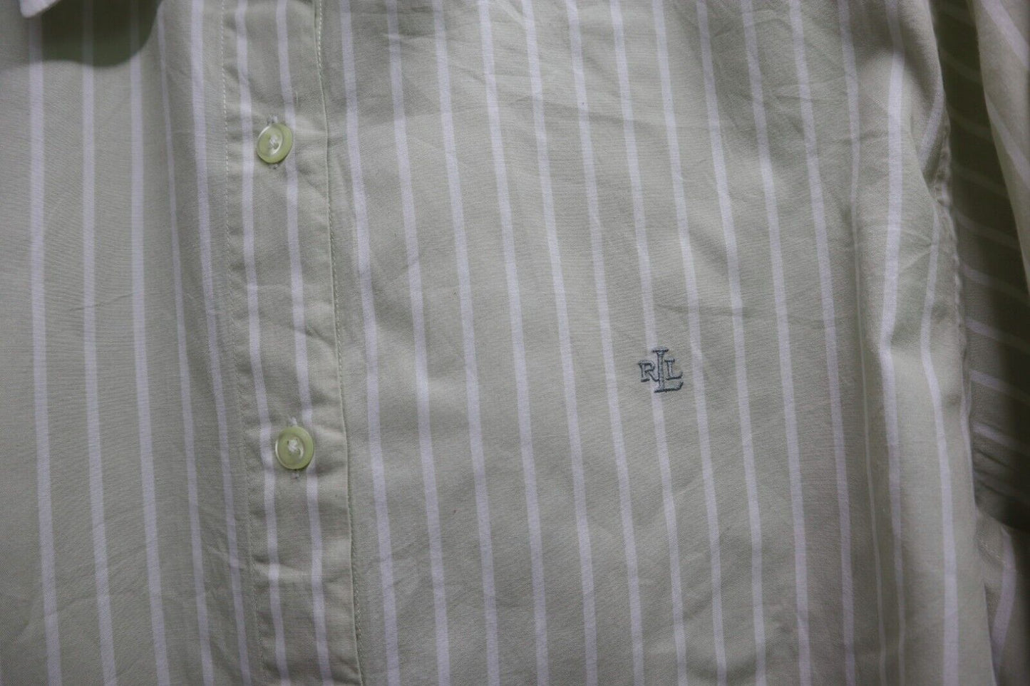 RALPH LAUREN - CAMICIA DONNA WOMAN SHIRT RIGHE OXFORD TG S SIZE S