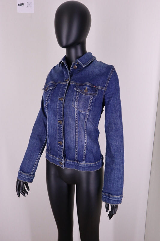 TOMMY HILFIGER DONNA - Giacca Jeans Denim TG L SIZE L