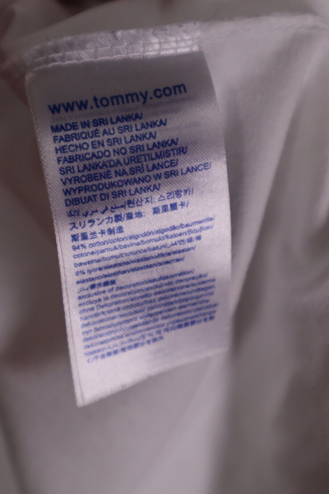 Tommy Hilfiger T-shirt Uomo MAN TG 2XL SIZE XXL cotone