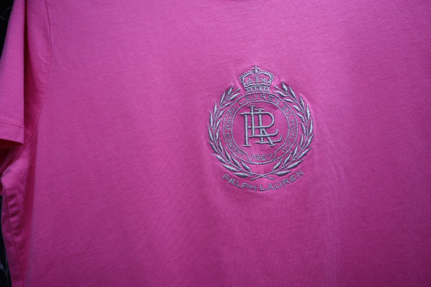 T-Shirt Ralph Lauren Donna Cotone Woman Logo TG. L