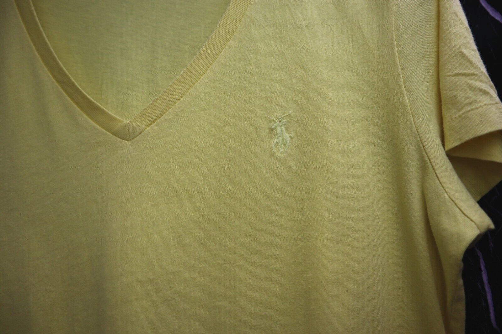 T-Shirt Ralph Lauren Donna Cotone Woman Logo TG.L