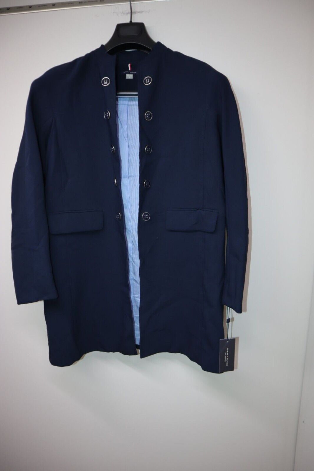 Cappotto Giacca Tommy Hilfiger Monopetto In Misto Lana (SIZE 10) TG M