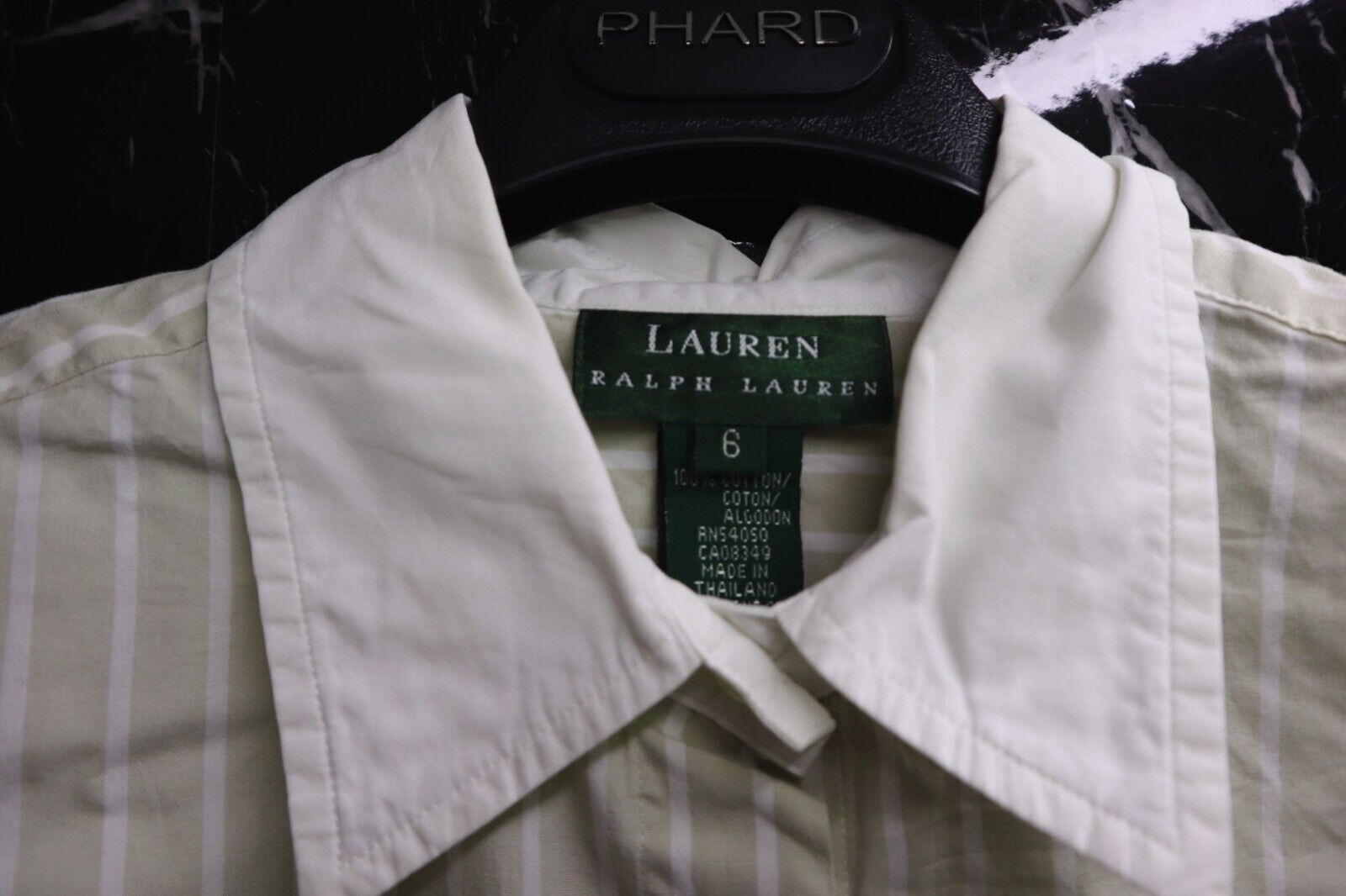 RALPH LAUREN - CAMICIA DONNA WOMAN SHIRT RIGHE OXFORD TG S SIZE S