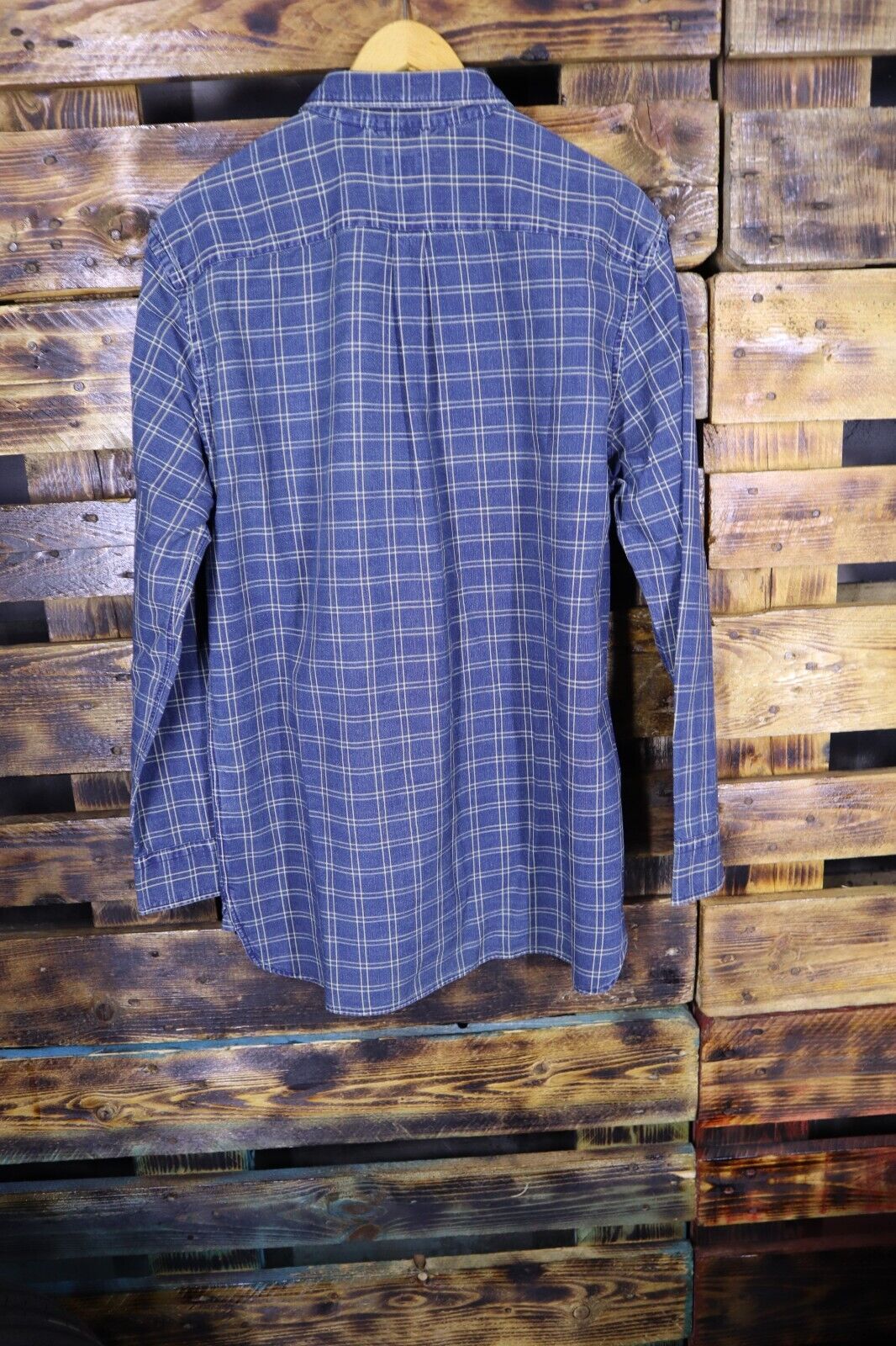 Levis - Camicia Uomo  Comfort Blu Notte Cotone Manica lunga Pre Owned TG XL