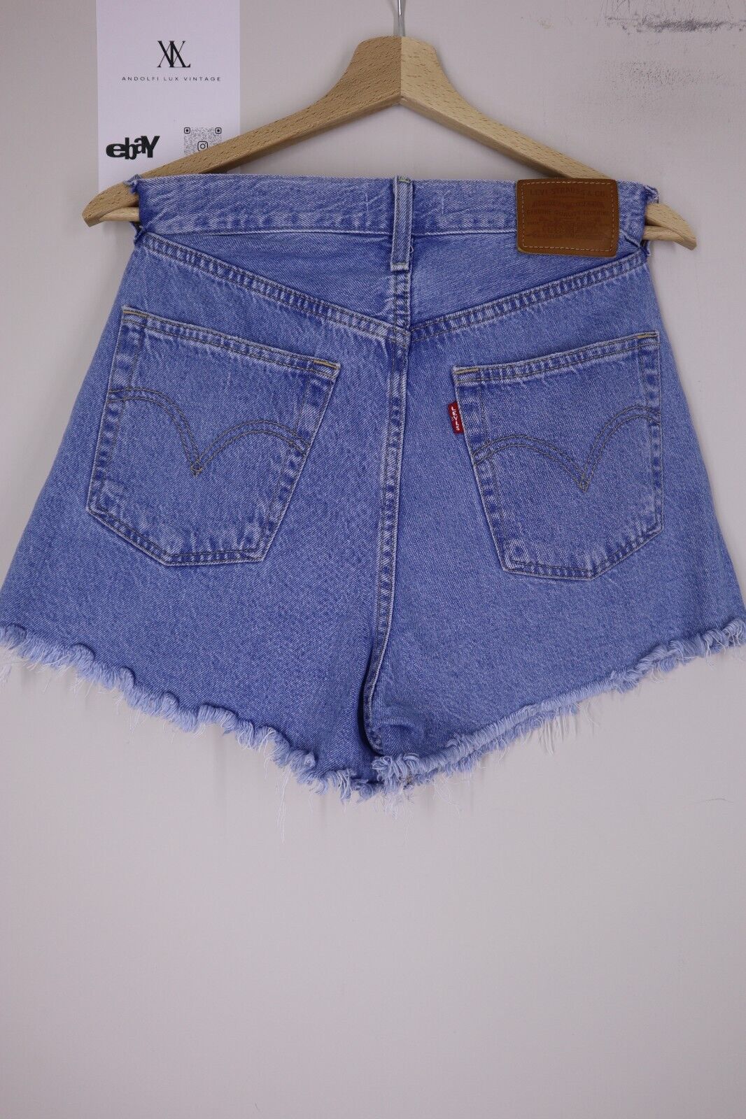 Levis short jeans donna woman blu W29 (TG 44 IT)