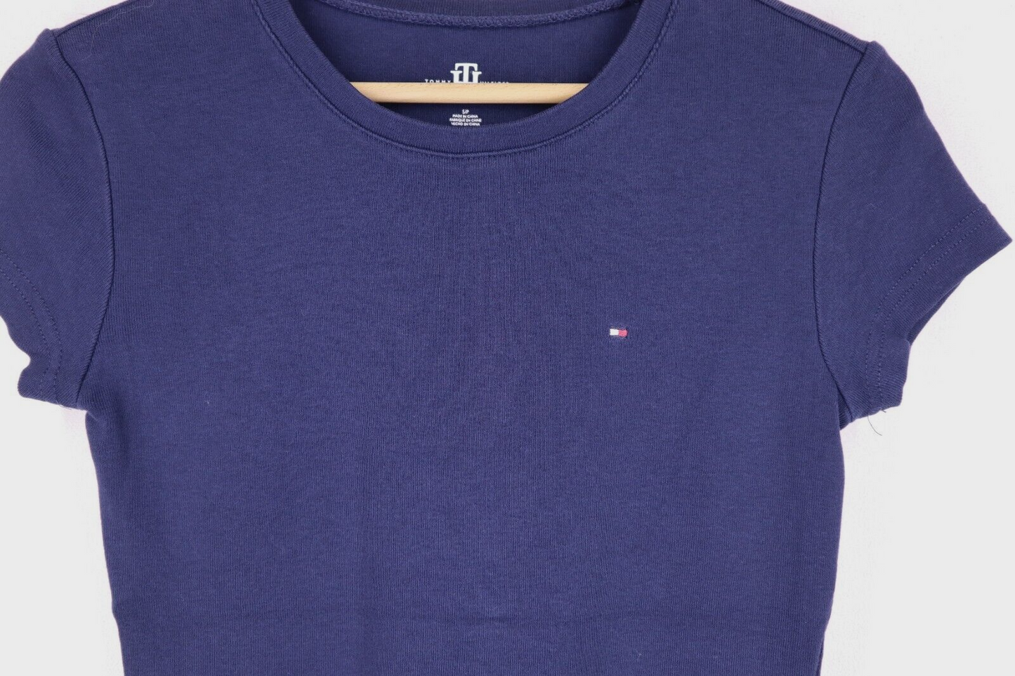 TOMMY HILFIGER T-Shirt Logo maglietta donna WOMAN TG S SIZE S con manica corta