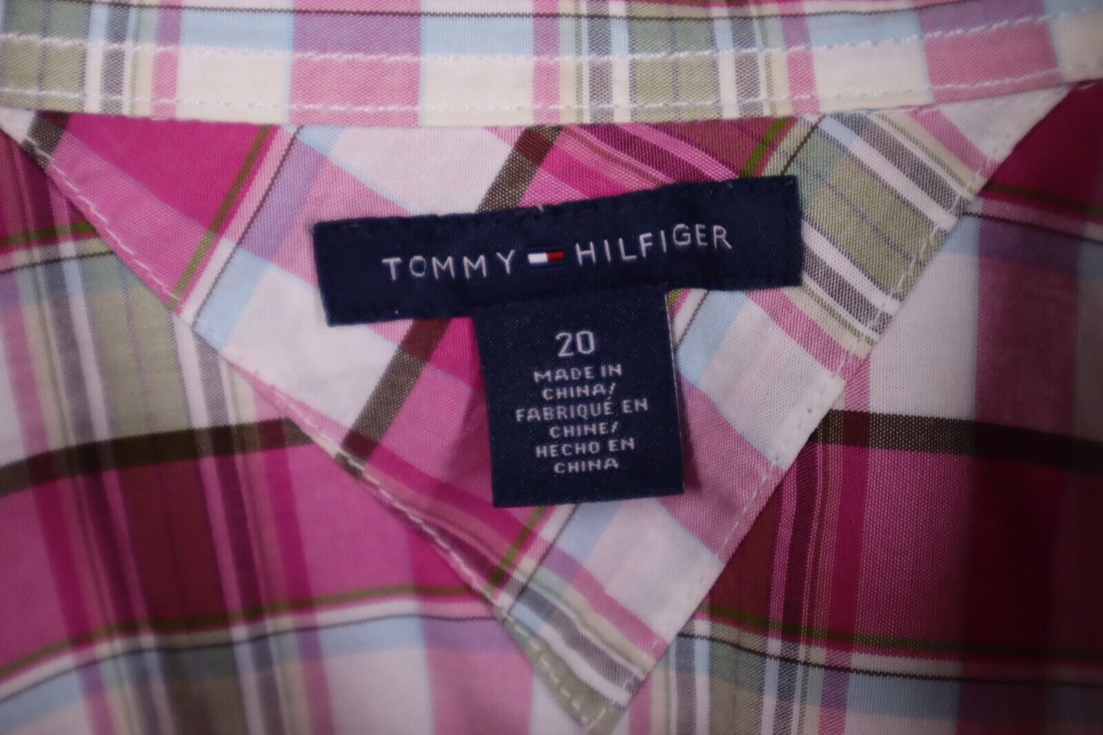 TOMMY HILFIGER CAMICIA DONNA WOMAN SHIRT TG 2XL OXFORD SHIRT SIZE XXL