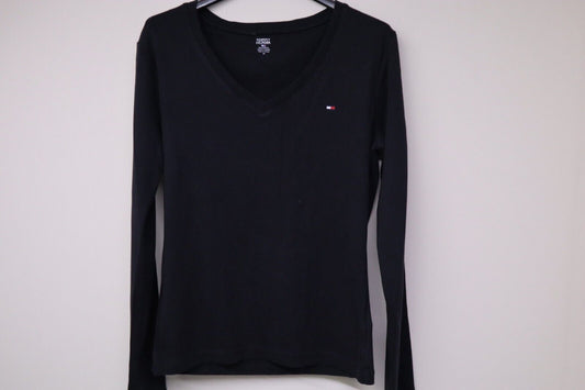 TOMMYHILFIGER - Donna Maglia a Maniche Lunghe Cotone Woman Logo TG. M